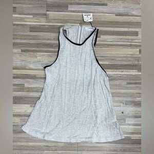 Zara Asymmetrical Gray Sleeveless Tank Top